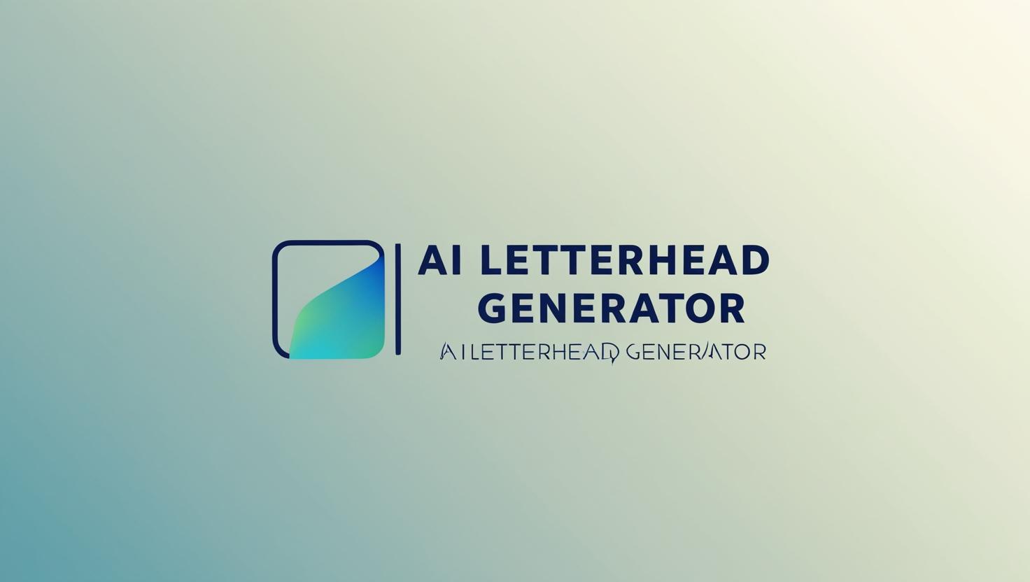 AI Letterhead Generator